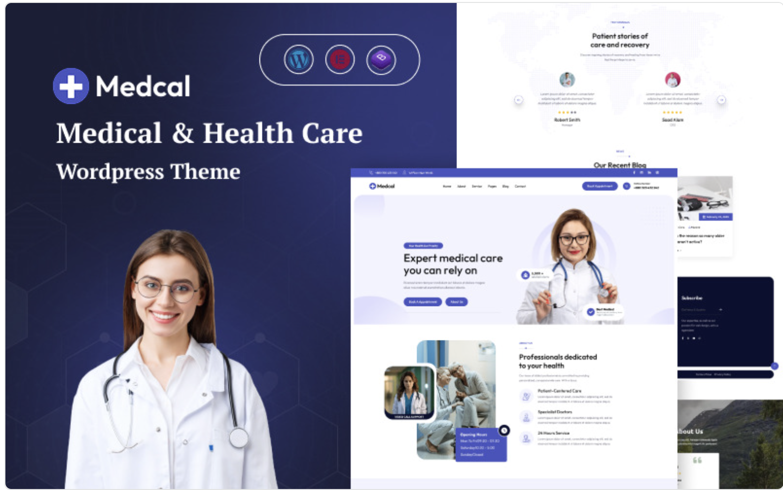 Medcal - Medical and Health Care Wordpress Theme WordPress Theme