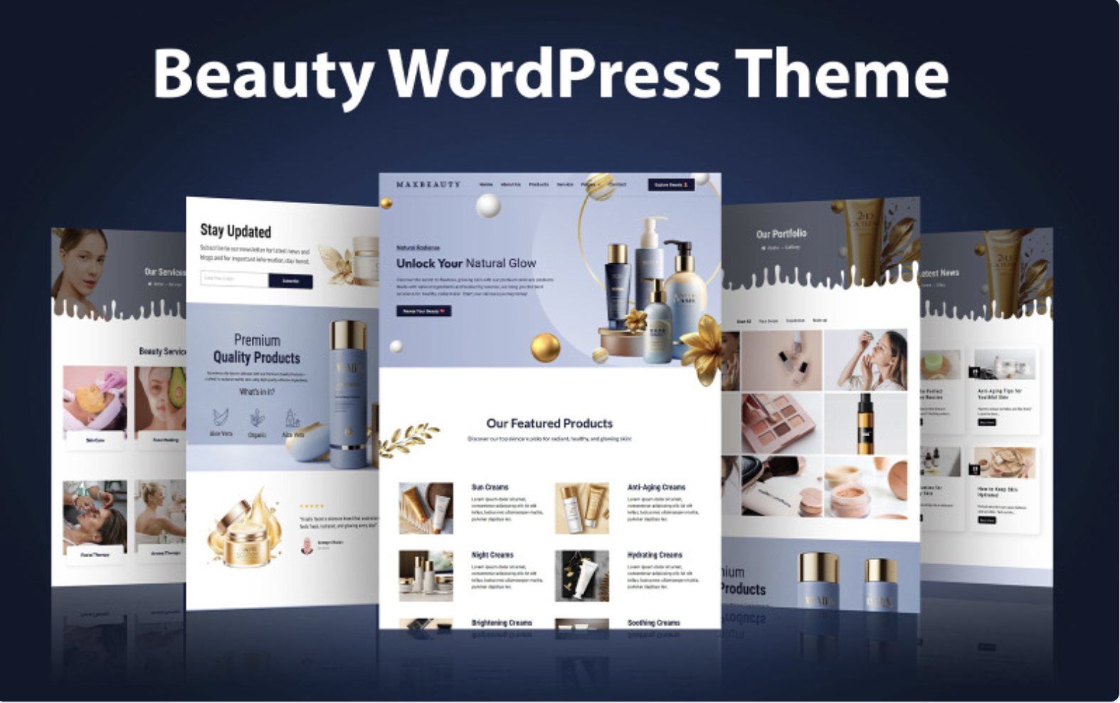 Maxbeauty - Beauty and Cosmetics WordPress Theme