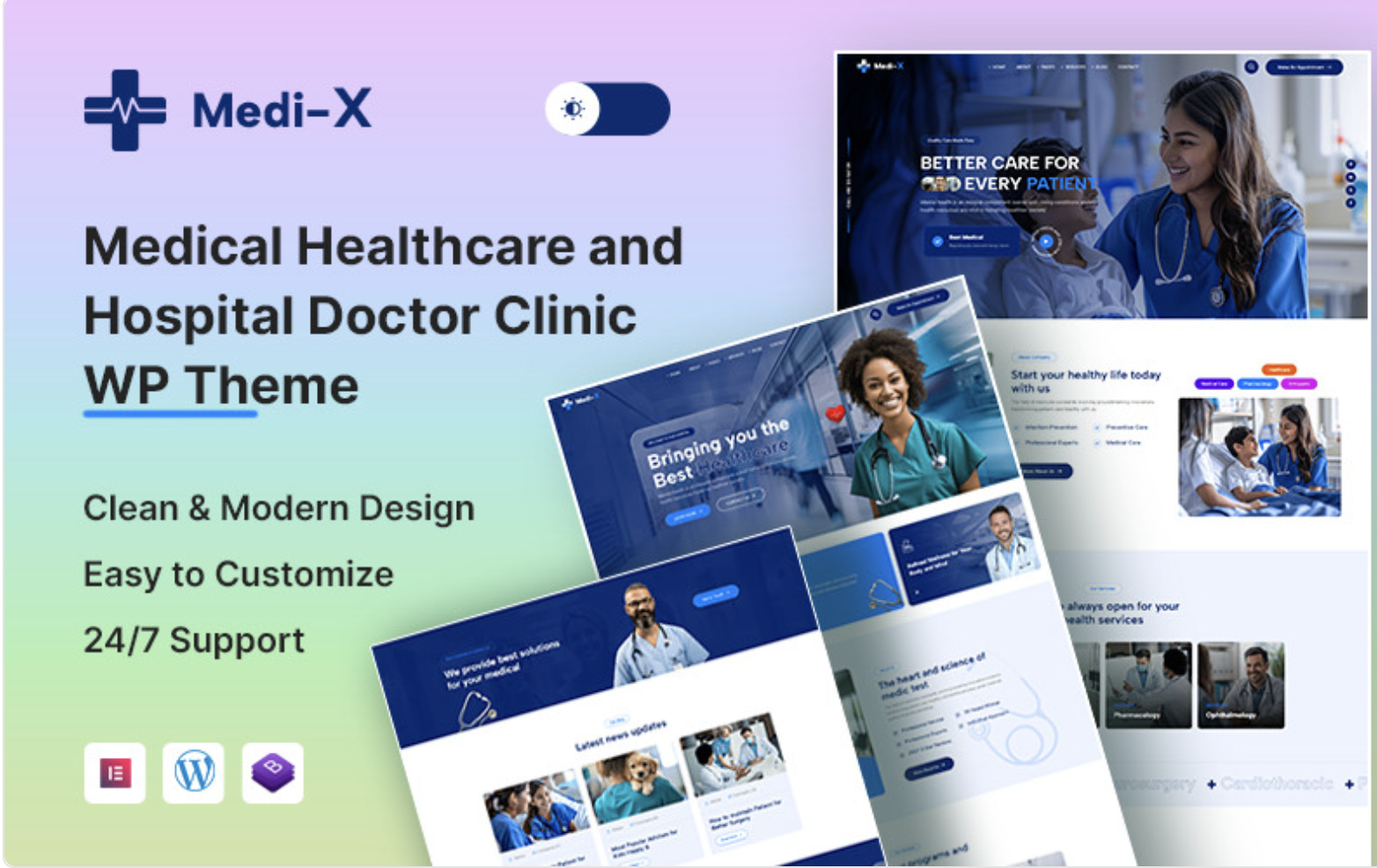 MediX – Medical Healthcare & Hospital Doctor Clinic WordPress Theme