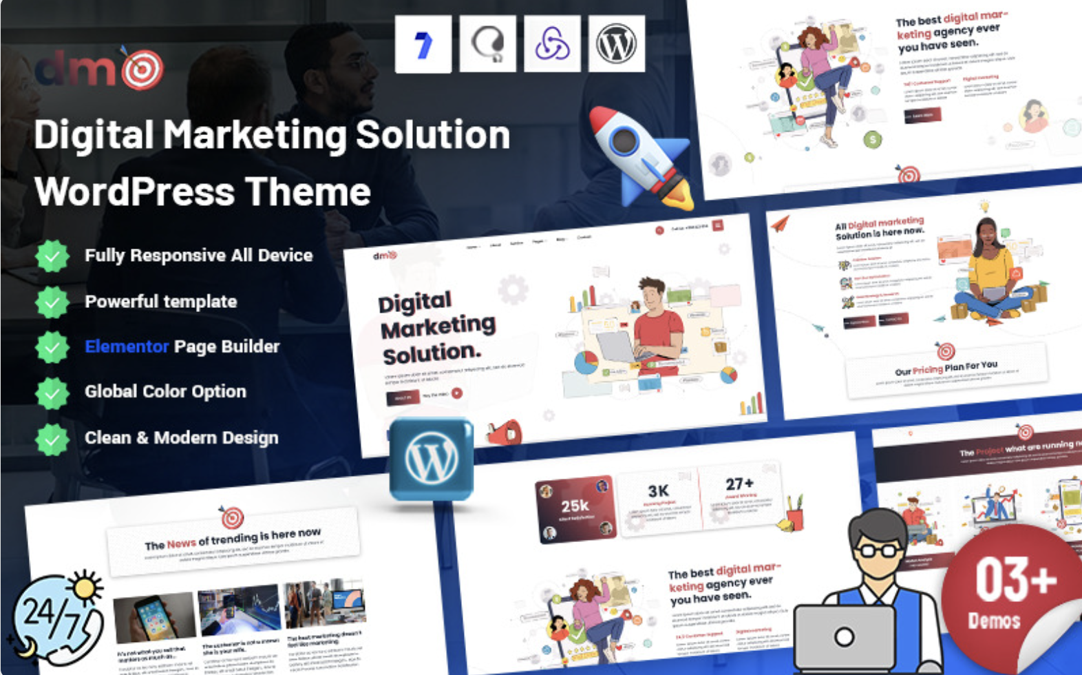 Dmo - Digital Marketing WordPress Theme