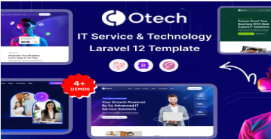 oTech - Laravel12 IT Solutions & Technology Startu