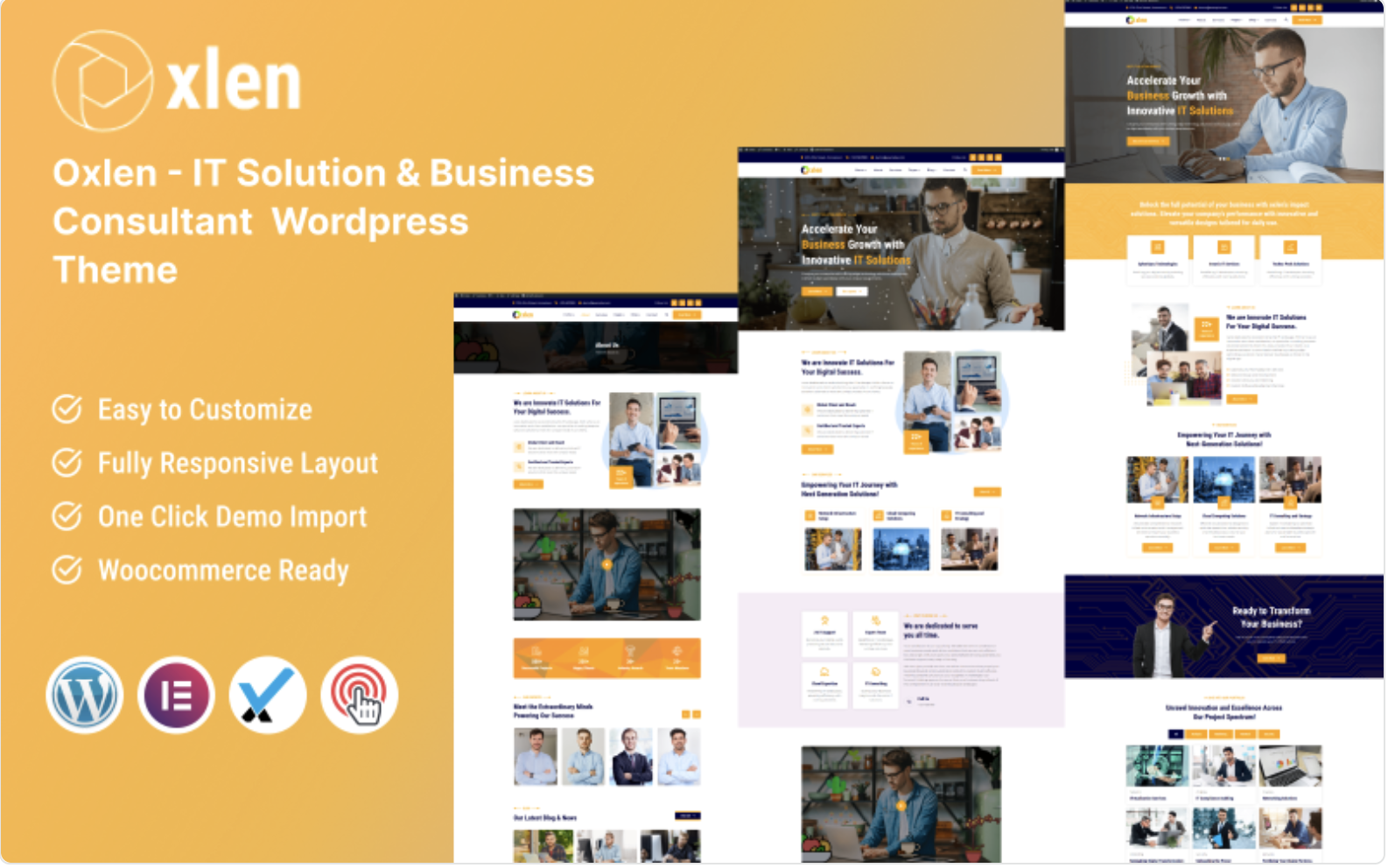 Oxlen - IT Solutions & Business Consultant WordPress Theme