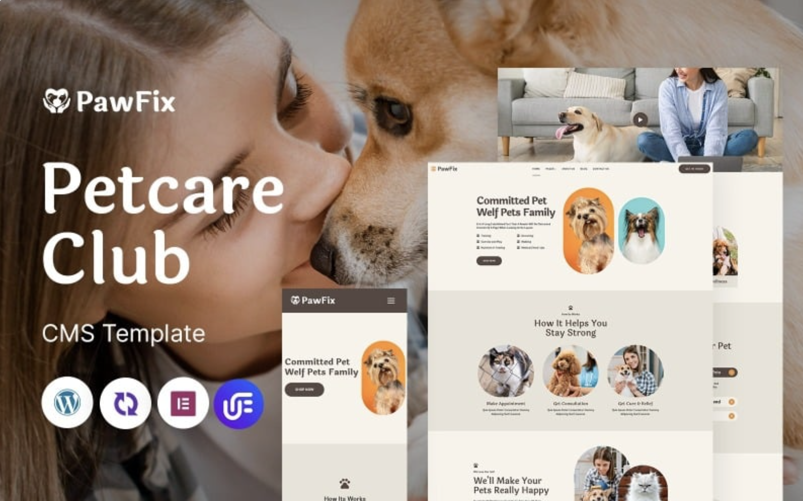 PawFix - Petcare Club Decor Multipurpose Responsive WordPress Theme
