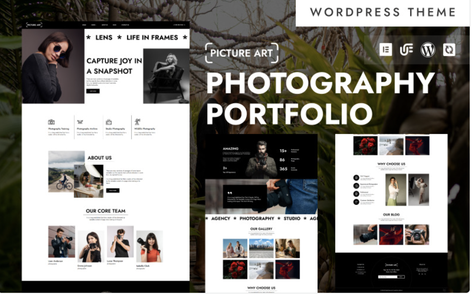 Picture Art - Creative Photography Portfolio & Event Photography WordPress Elementor Theme WordPress Theme
