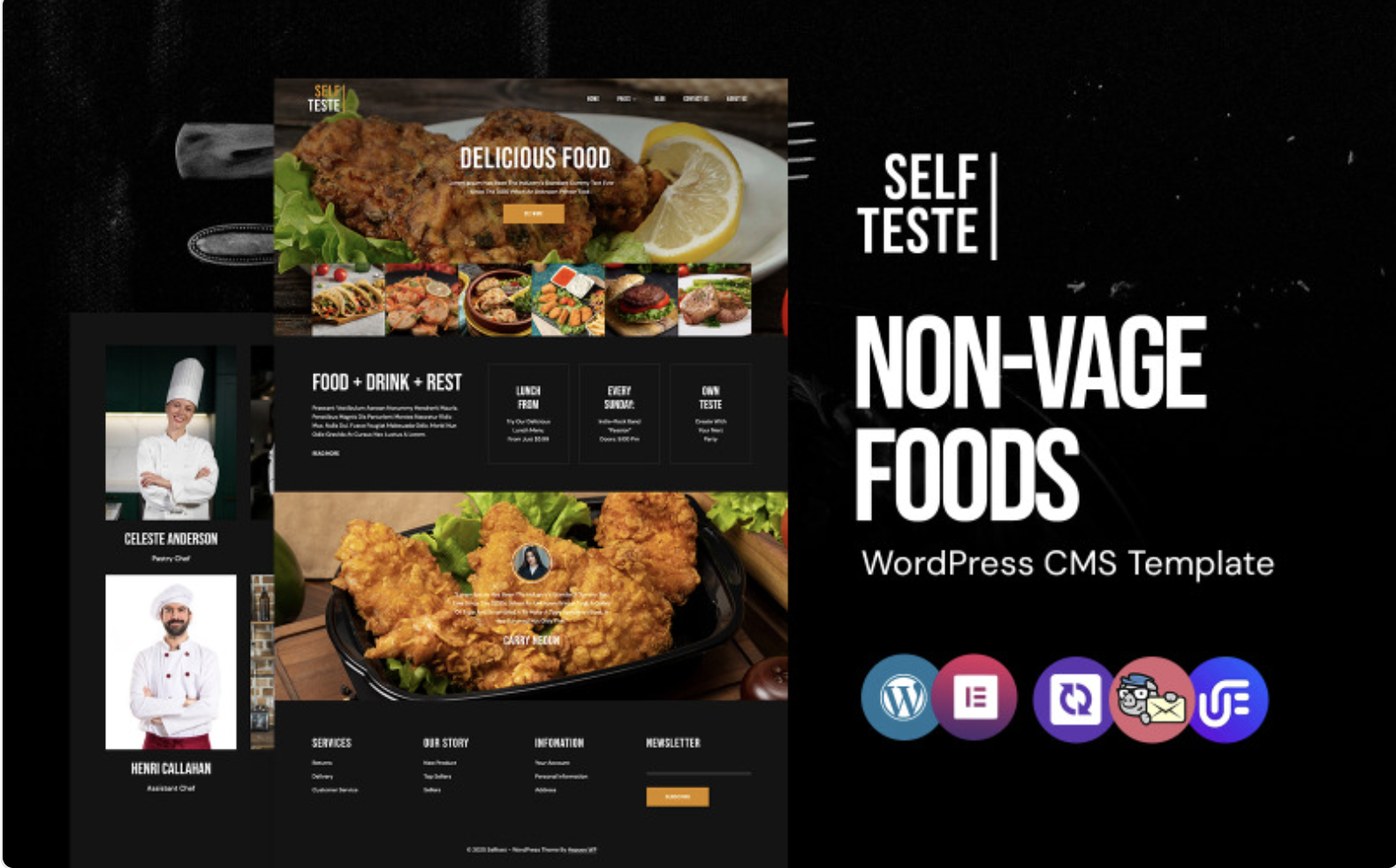 Selftest - Restaurant and Nonveg Food WordPress Elementor Theme WordPress Theme