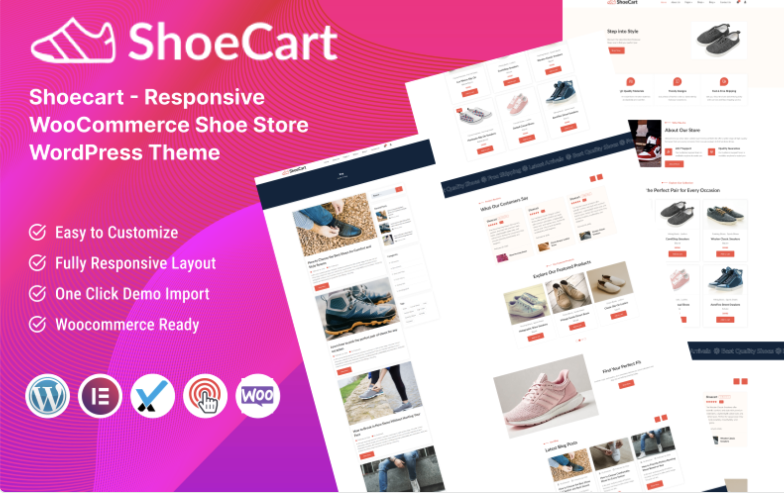 ShoeCart - Responsive WooCommerce Shoe Store WordPress Theme