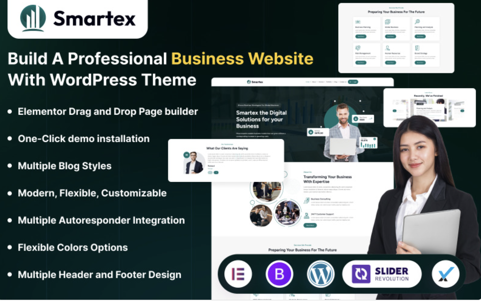 Smartex - Business WordPress Theme