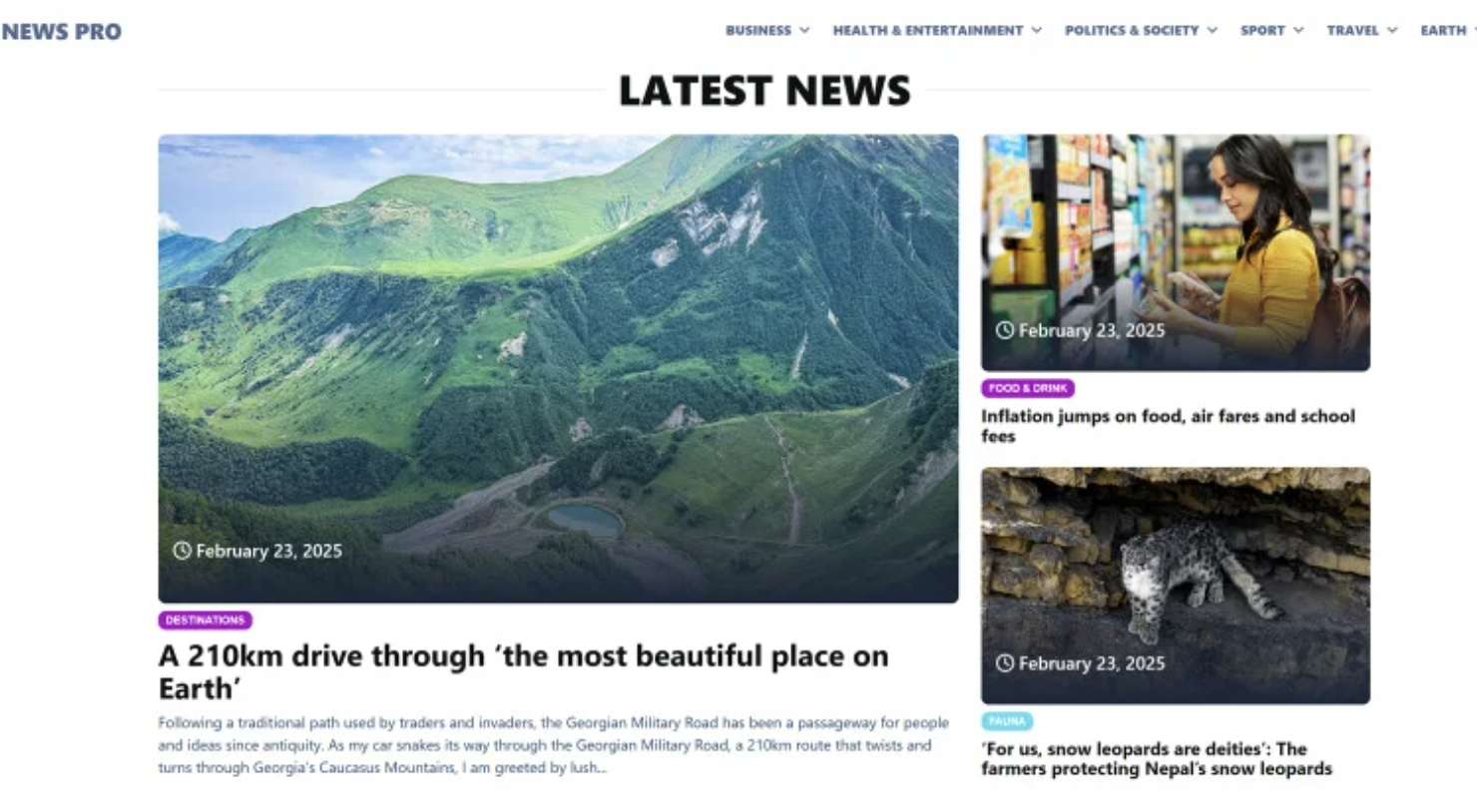 3WART News Pro - News & Magazine WordPress Theme