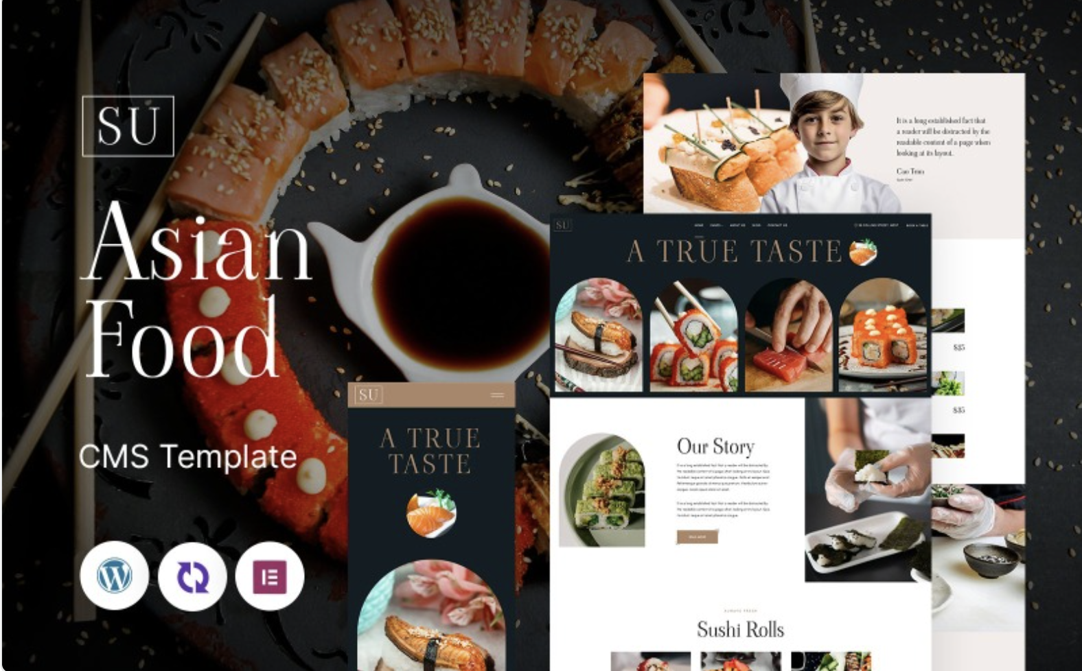 Su - Sushi And Asian Food Multipurpose Responsive WordPress Theme