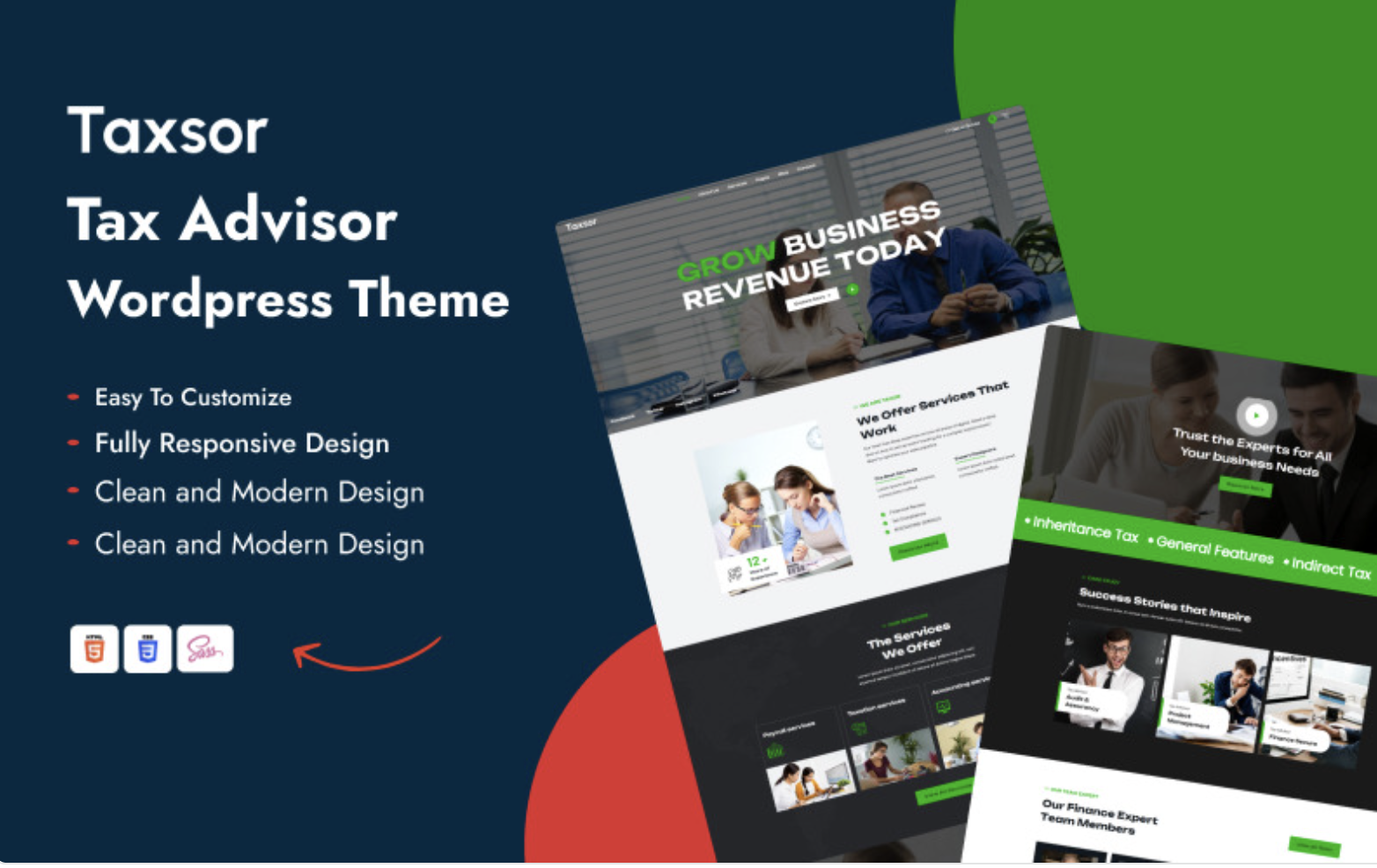 Taxsor - Tax Advisor & Financial Consulting WordPress Theme