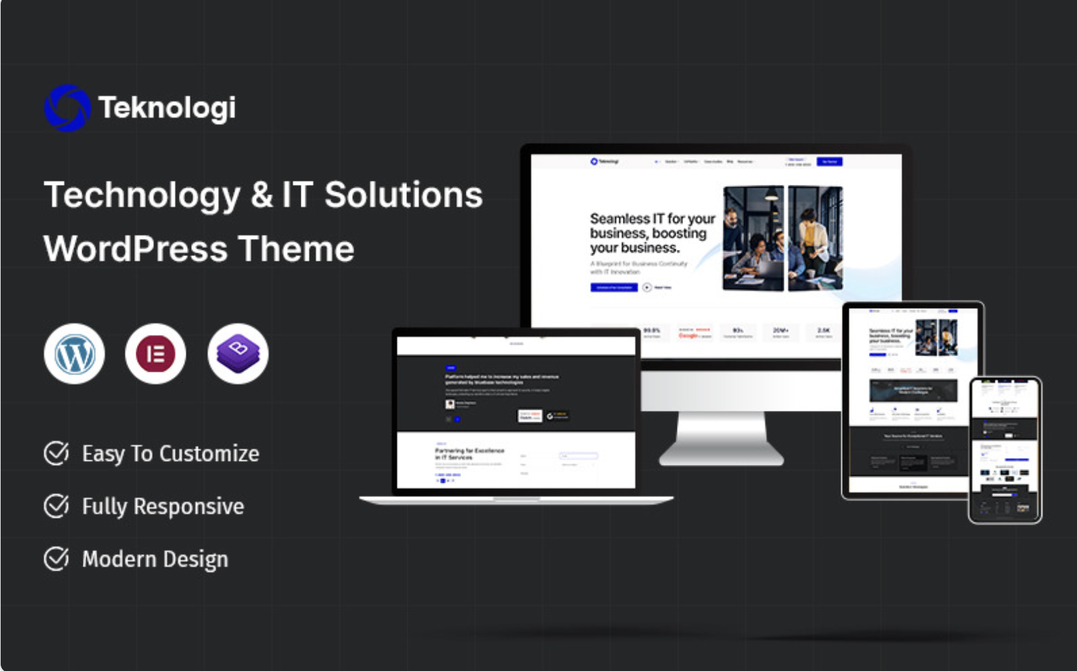 Teknologi – Technology & IT Solutions WordPress Theme