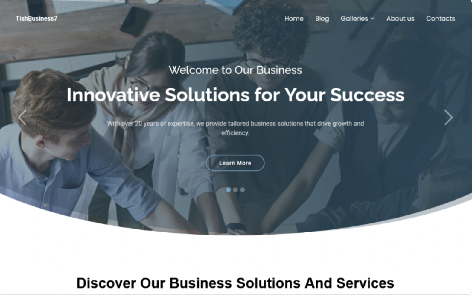 TishBusiness7 – Corporate WordPress Theme
