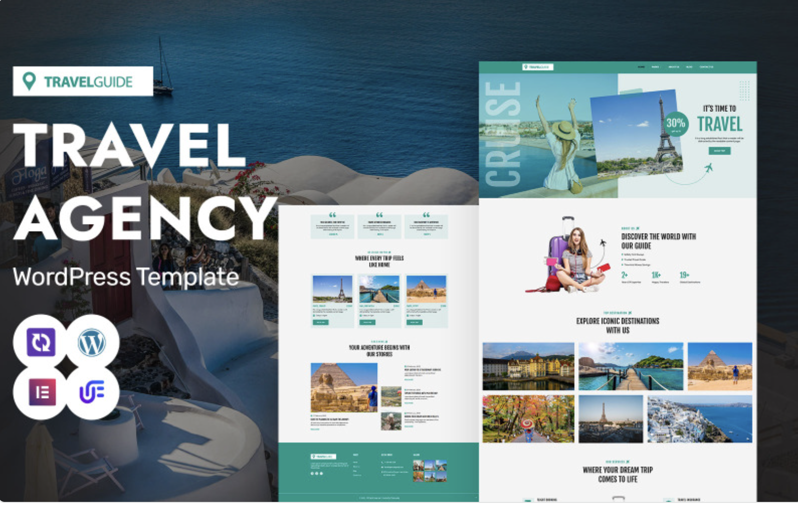 Travel Guide - Travel Agency And Luxury Travel WordPress Elementor Theme WordPress Theme