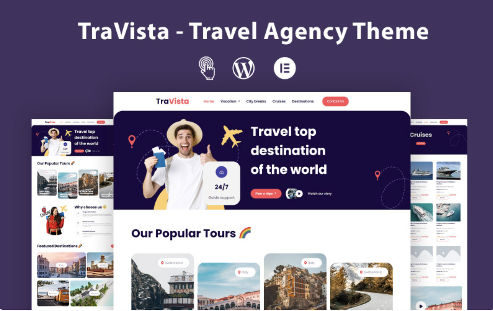 TraVista - Travel Agency WordPress Theme