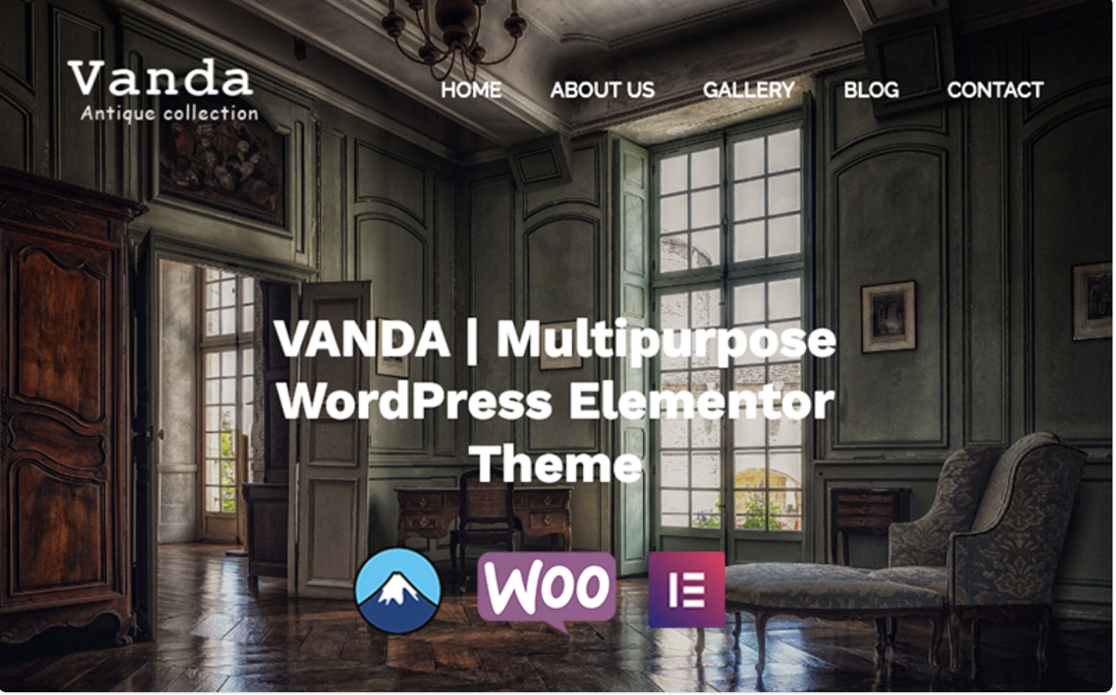 Vanda - Antique And Vintage Collection Multipurpose WordPress Elementor Theme WordPress Theme