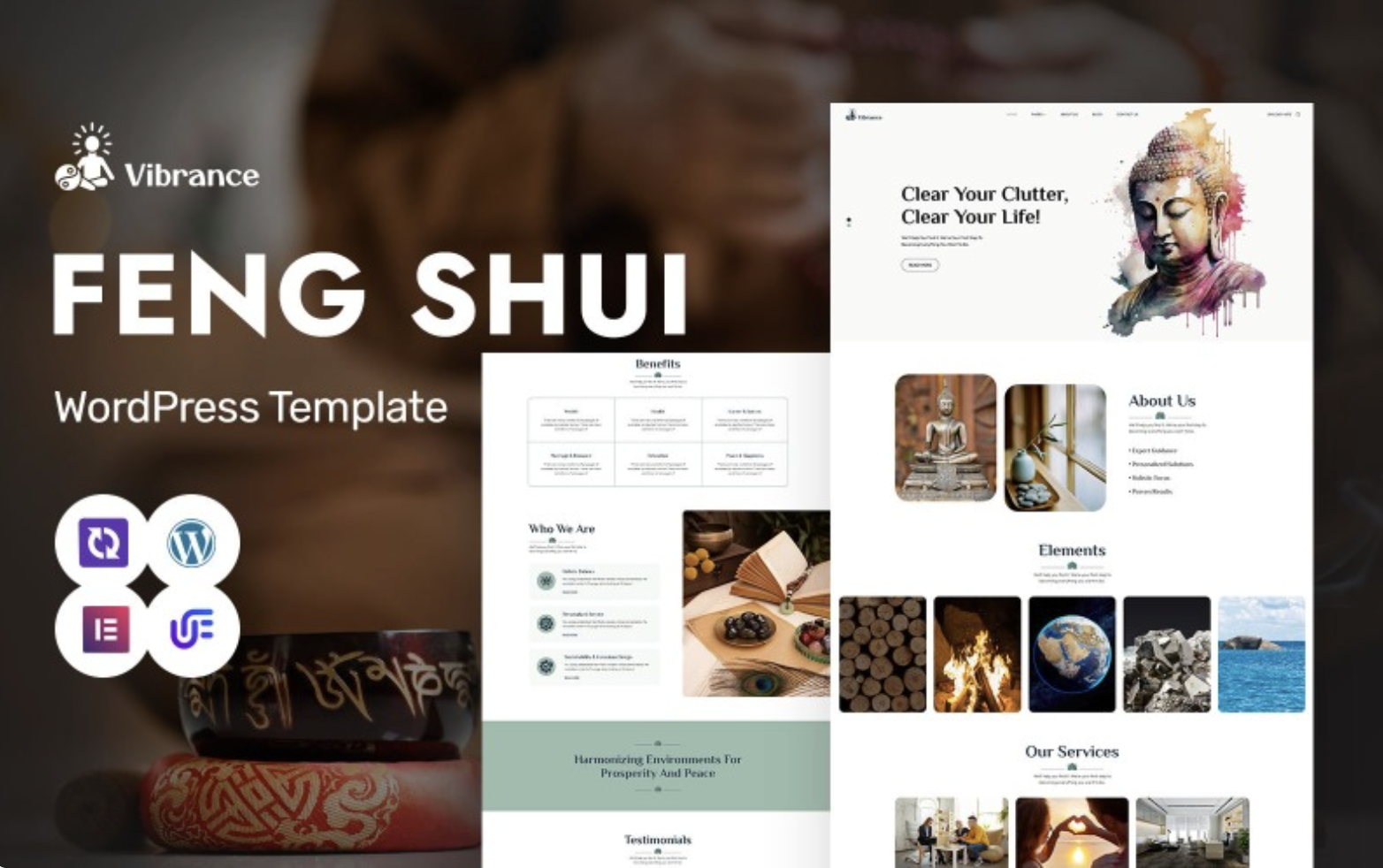 Vibrance - Feng Shui Consulting And Wellness WordPress Elementor Theme WordPress Theme