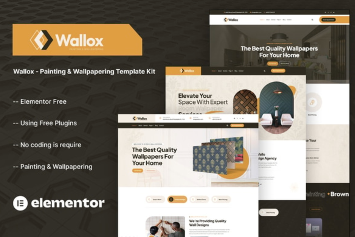 Wallox - Painting & Wallpapering Template Kit