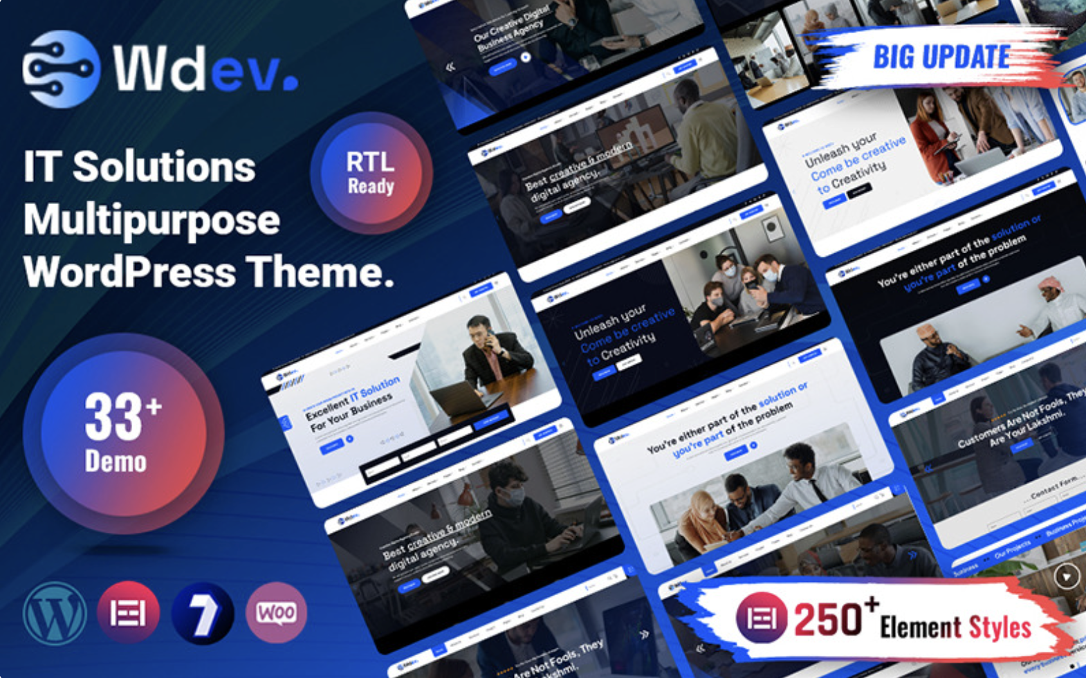 Wdev - IT Solutions And Technology Multipurpose WordPress Theme
