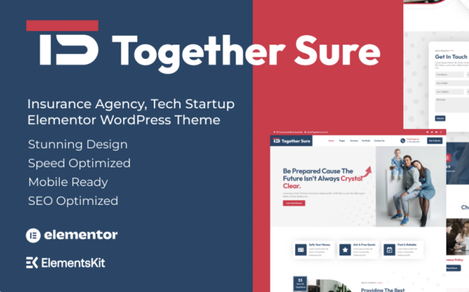 Together Sure - Insurance Agency WordPress Theme