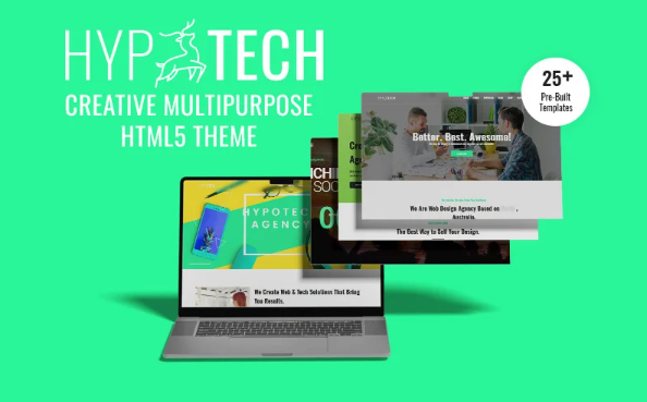 Hypotech – Creative Agency Business Multi-purpose template — Template by Templatemonster