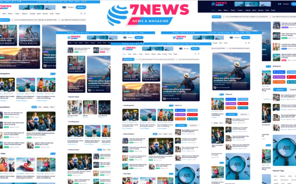 7News – News And Magazine HTML5 Template — Template by Templatemonster