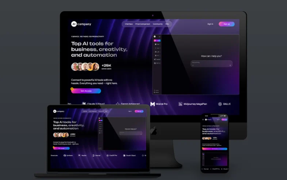 AI Platform – Modern SaaS & Startup Landing Page Template