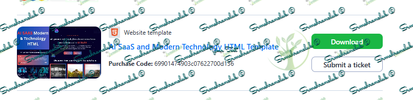 AI SaaS and Modern Technology HTML Template