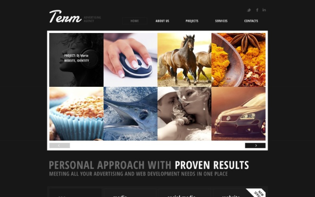 Advertising Agency Responsive Website Template