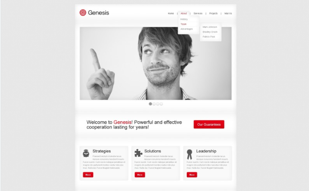 Advertising Agency Website Template