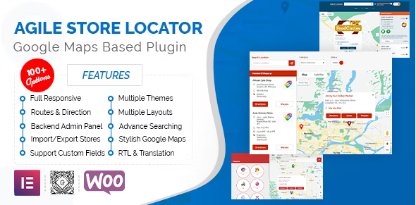 Agile Store Locator (Google Maps) For WordPress