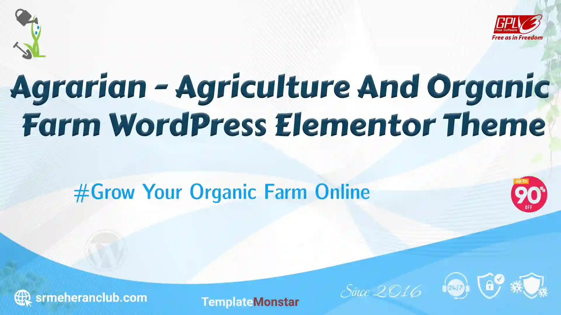 Agrarian – Agriculture And Organic Farm WordPress Elementor Theme — Theme by Templatemonster