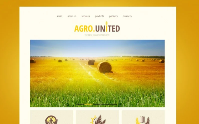 Agriculture Responsive Website Template 1.0