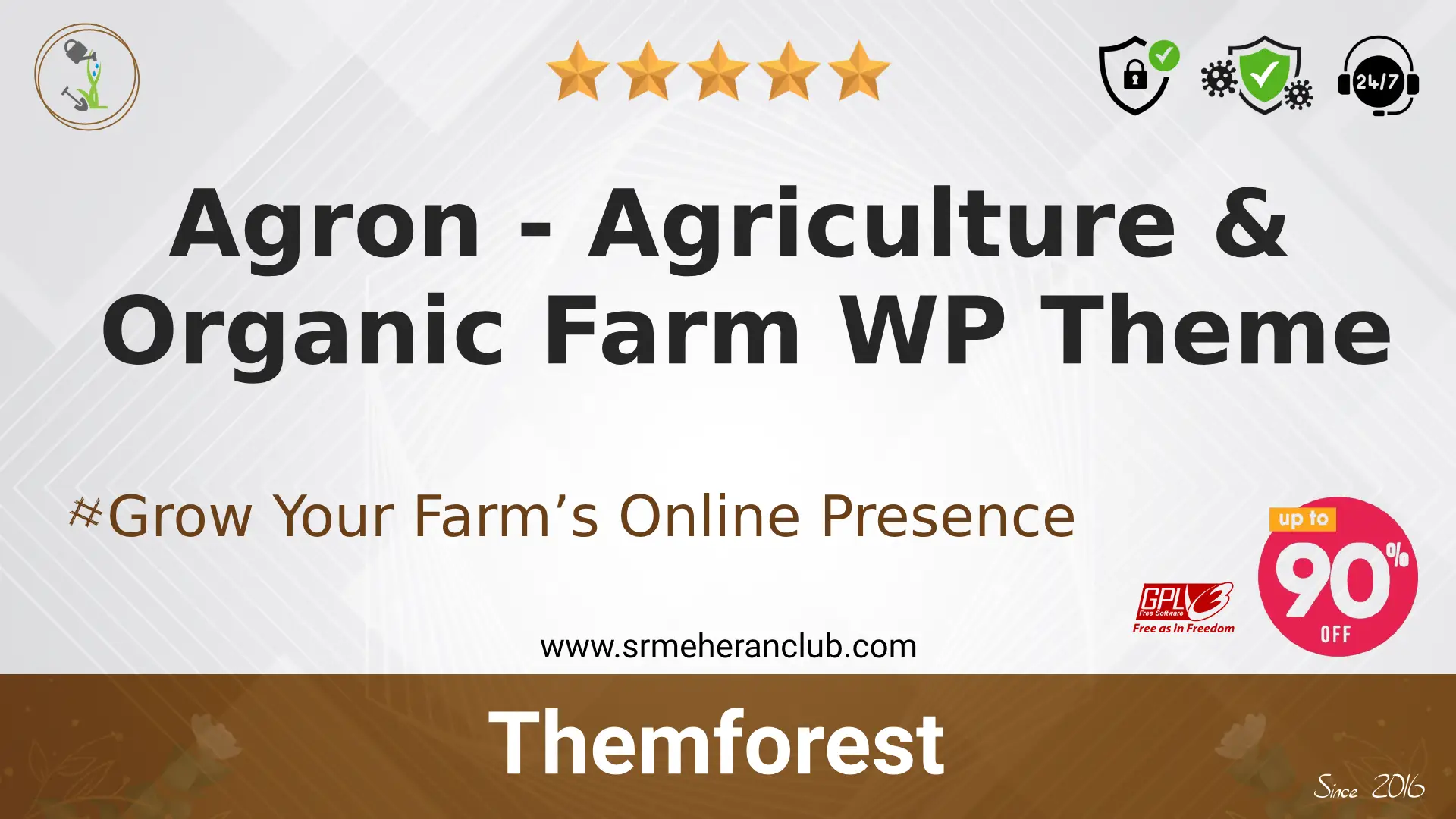 Agron – Agriculture & Organic Farm WP Theme — Theme by Themeforest