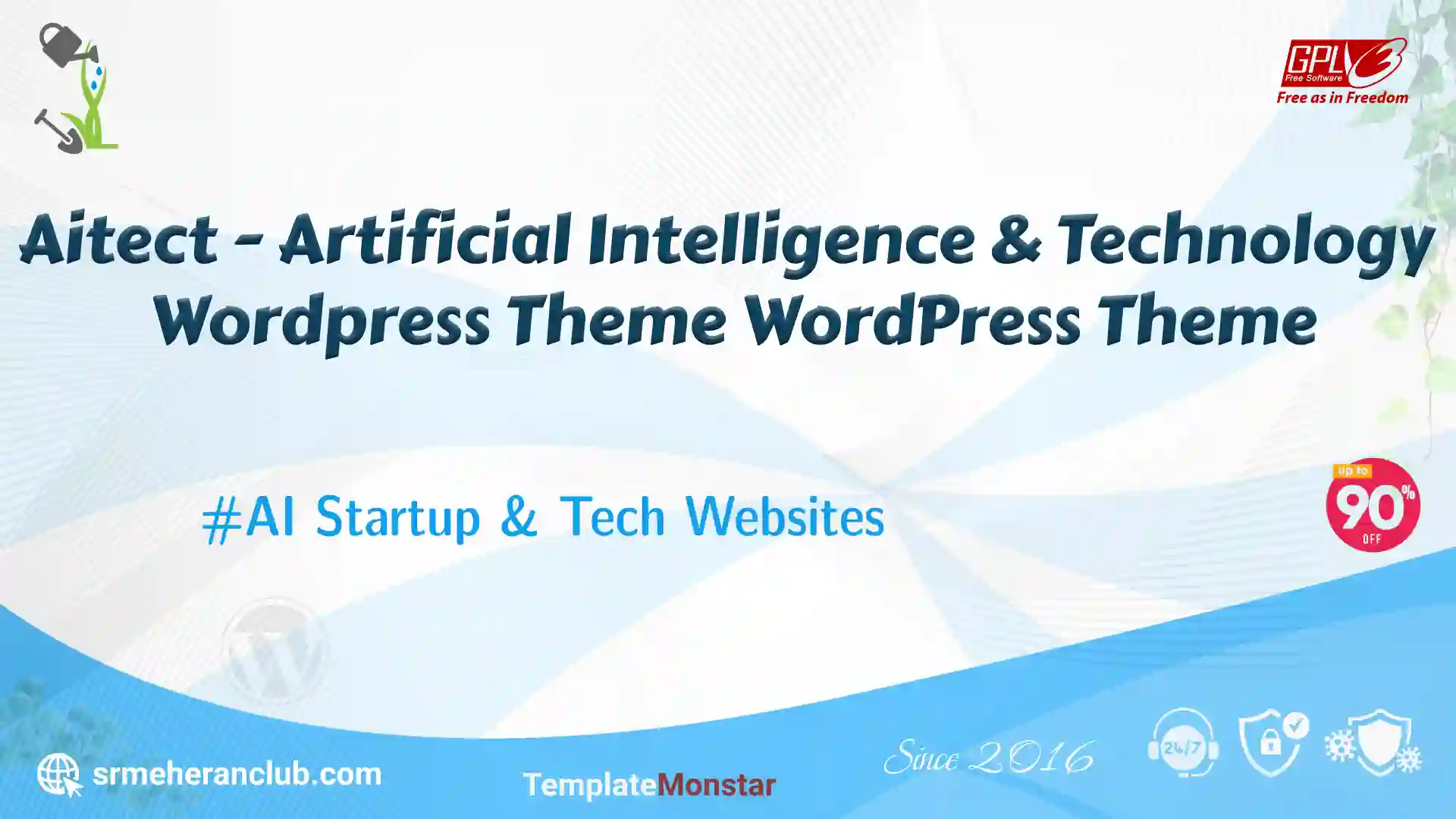 Aitect – Artificial Intelligence & Technology WordPress Theme WordPress Theme — Theme by Templatemonster