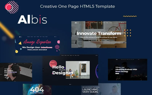 Albis – Digital Agency HTML5 Template — Template by Templatemonster