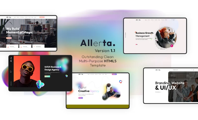 Allerta Creative Solutions And Business HTML5 Template Website Template