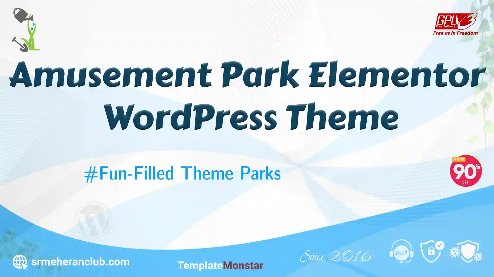 Amusement Park Elementor WordPress Theme — Theme by Templatemonster