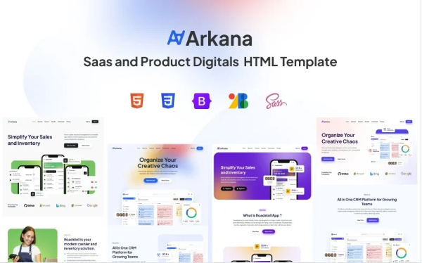 Arkana - Saas and Digital Products HTML Template