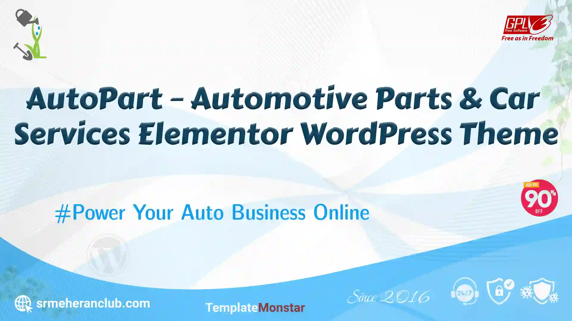 AutoPart – Automotive Parts & Car Services Elementor WordPress Theme — Theme by Templatemonster