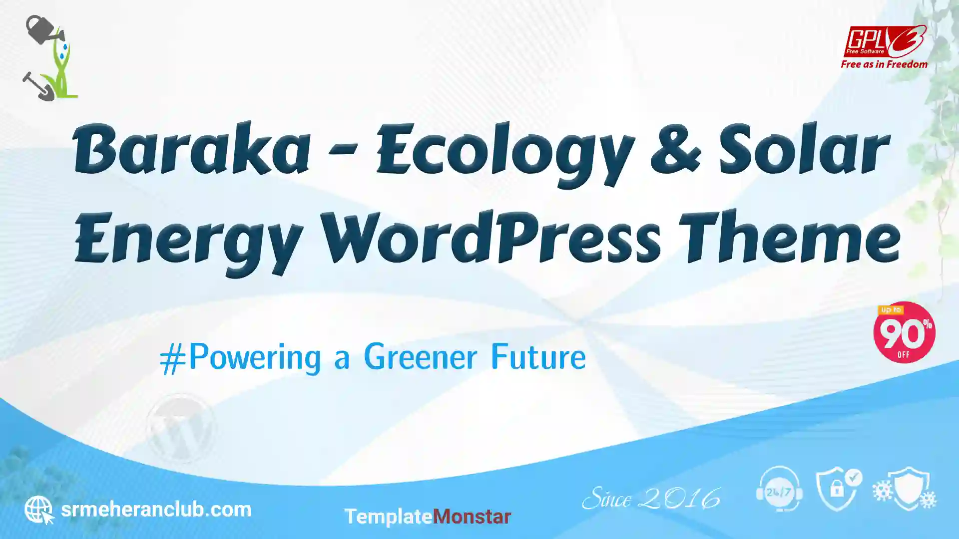 Baraka – Ecology & Solar Energy WordPress Theme — Theme by Templatemonster