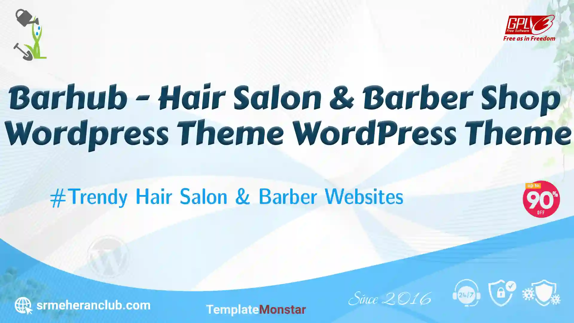 Barhub – Hair Salon & Barber Shop WordPress Theme WordPress Theme — Theme by Templatemonster