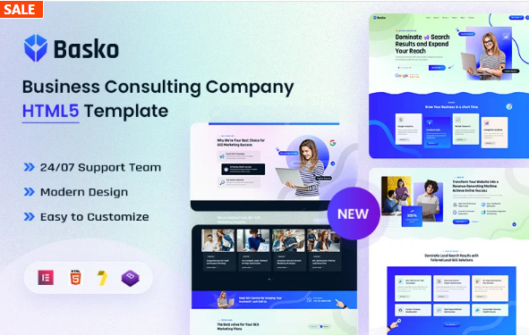 Basko – Business Consulting Company HTML5 Template