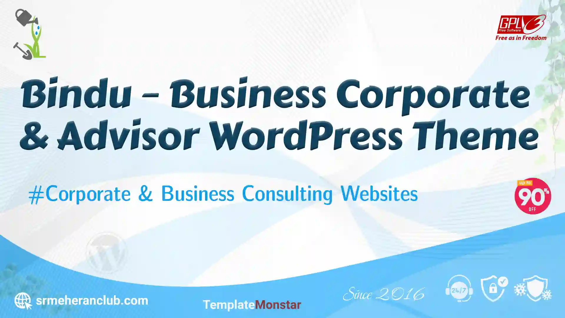 Bindu – Business Corporate & Advisor WordPress Theme — Theme by Templatemonster