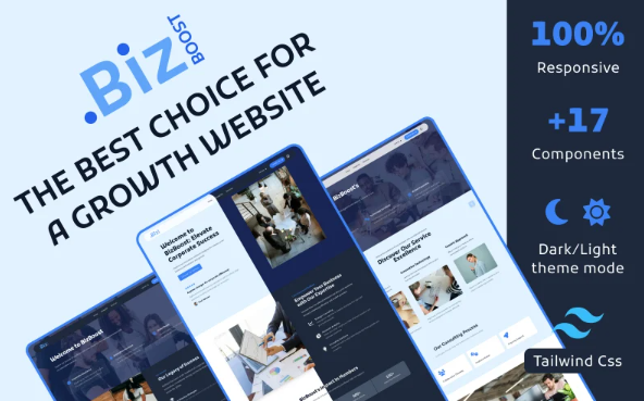 BizBoost – The Best Choice for Business Growth Website Ultimate Template — Template by Templatemonster