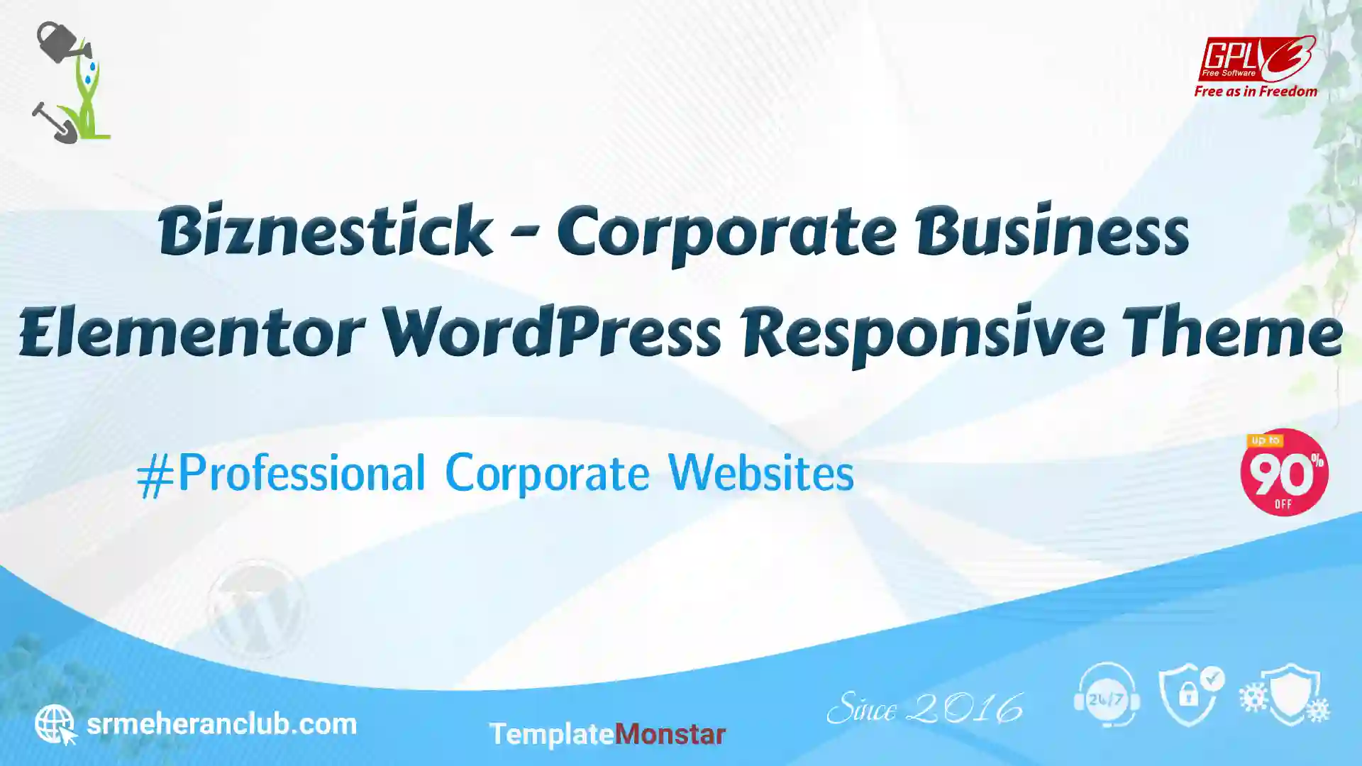 Biznestick – Corporate Business Elementor WordPress Responsive Theme — Theme by Templatemonster