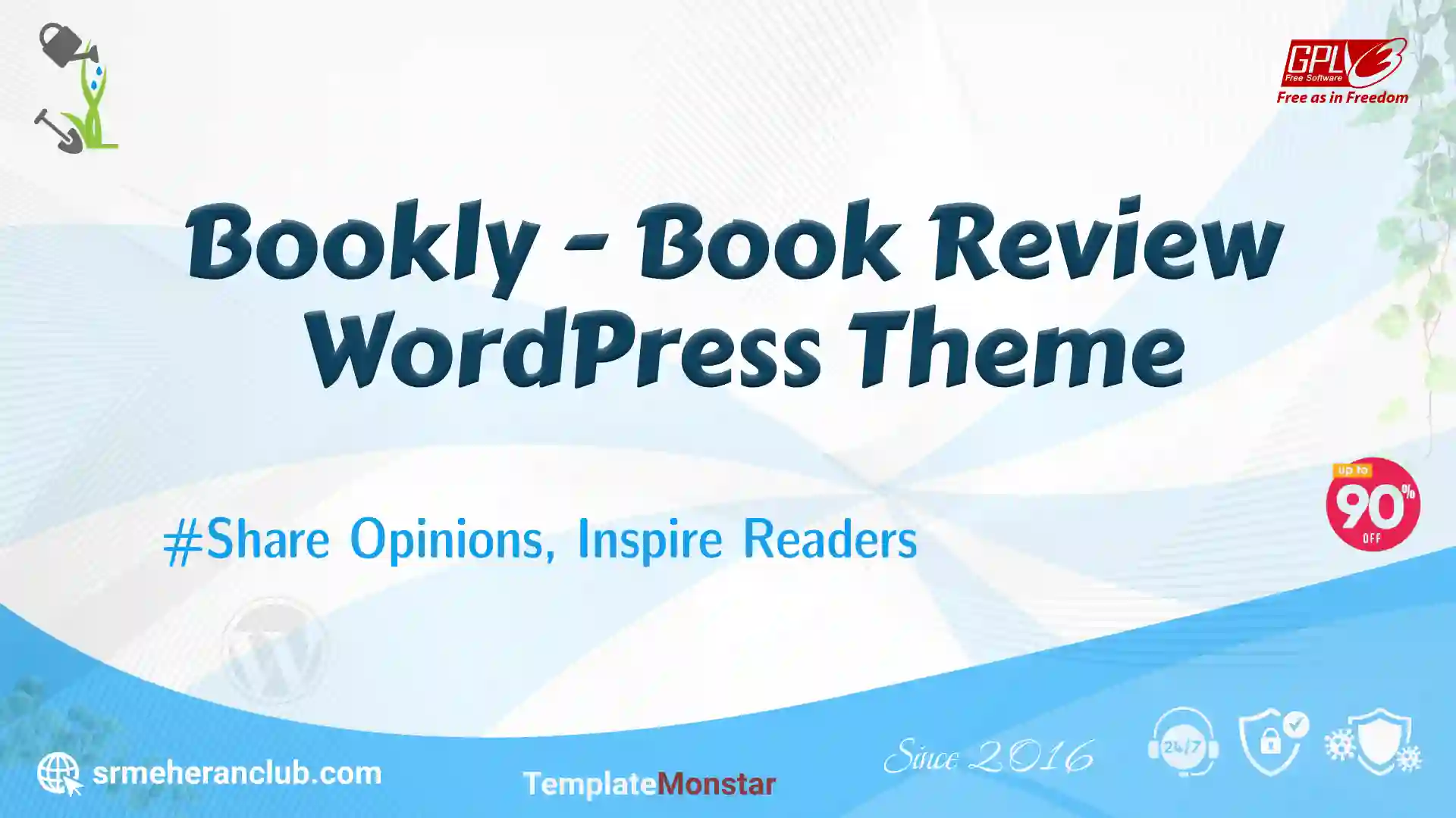 Bookly – Book Review WordPress Theme — Theme by Templatemonster