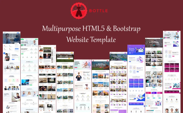 Bottle - Multipurpose Business HTML5 and Bootstrap Website Template