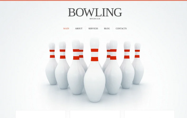 Bowling Responsive Website Template