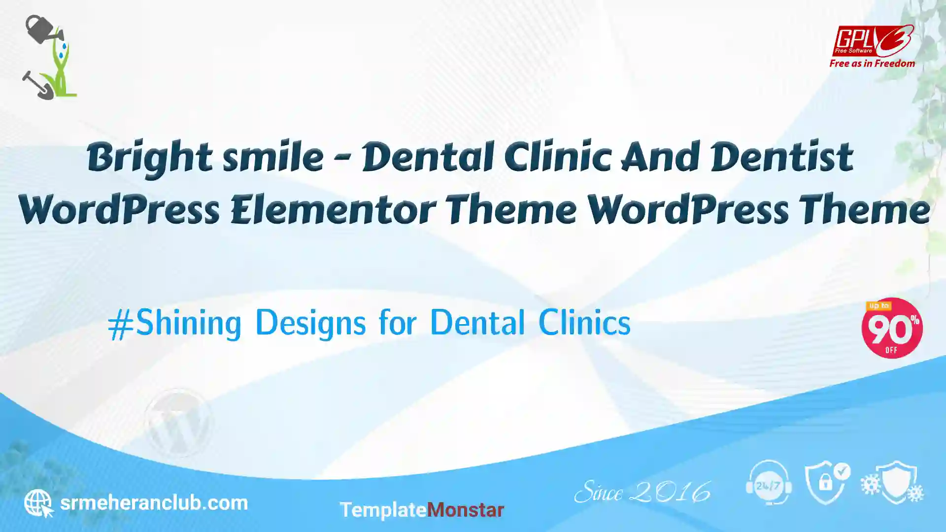 Bright smile – Dental Clinic And Dentist WordPress Elementor Theme WordPress Theme — Theme by Templatemonster