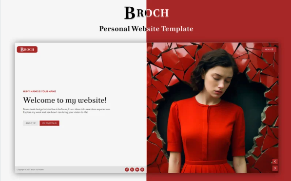 Broch - Personal Website Template
